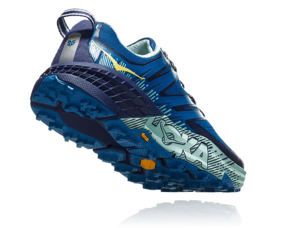 Hoka One One Trainers Womens Blue - Speedgoat 3 - 63274IWYQ